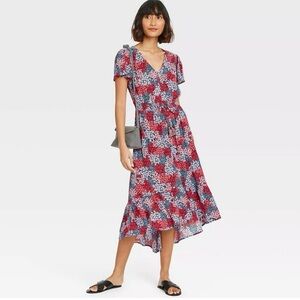 Knox Rose Floral Boho Button Front Dress